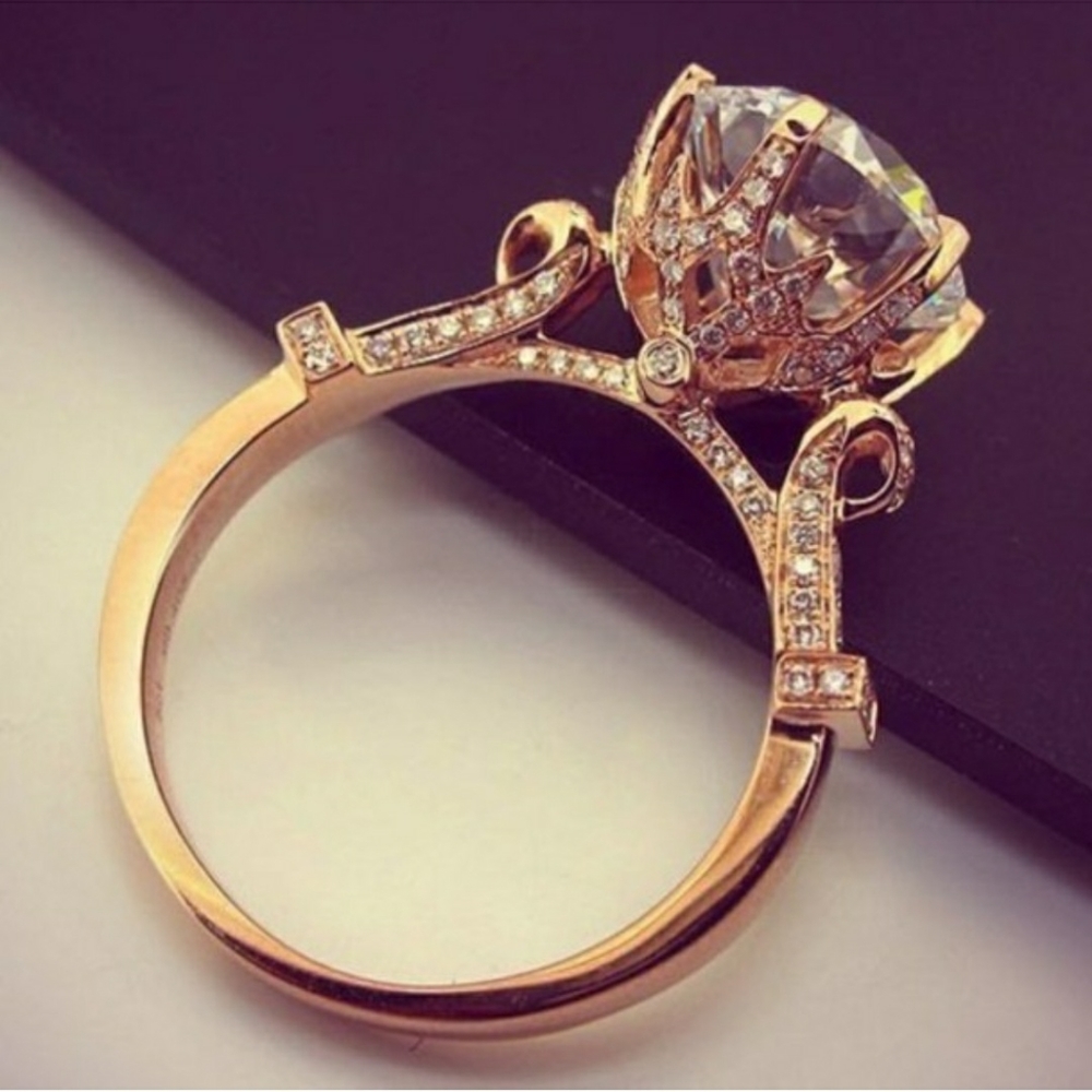 Moissanite ring